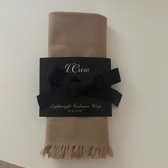New J. Crew cashmere wrap